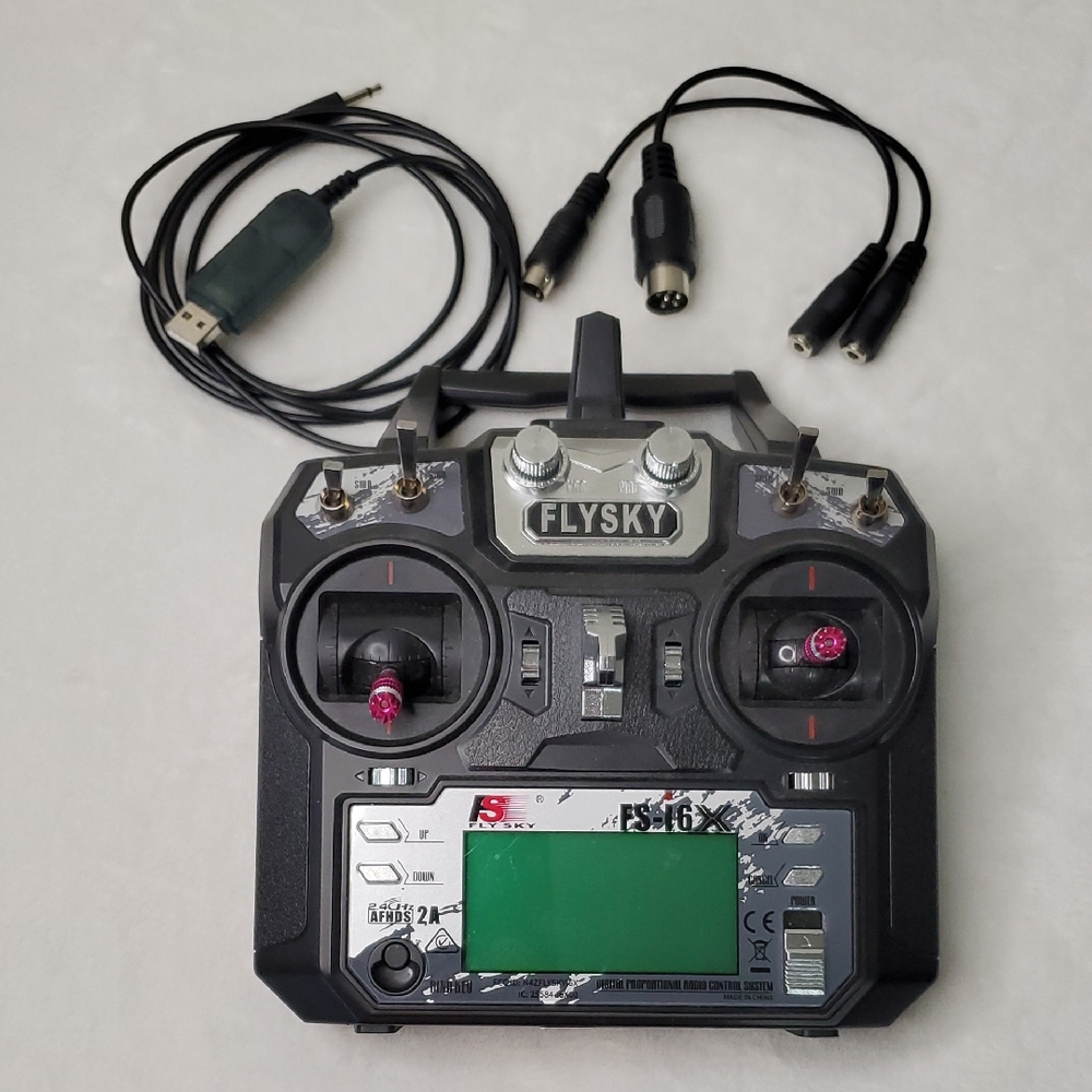FlySky FS-I6X 10 Channel 2.4 GHZ Transmitter Controller RC Airplane Helicopter